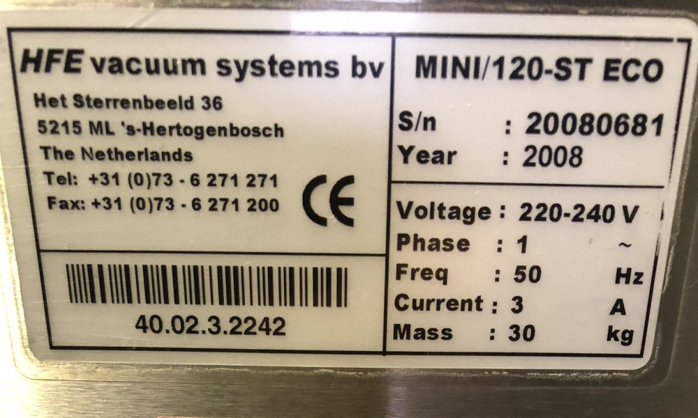 Visser goes occassion Henkovac Mini 120 ST Eco